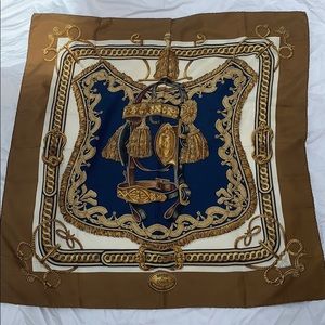 Hermès Regal Gold Silk Scarf